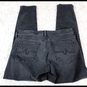 AG Legging Super Skinny Gray Black Jeans